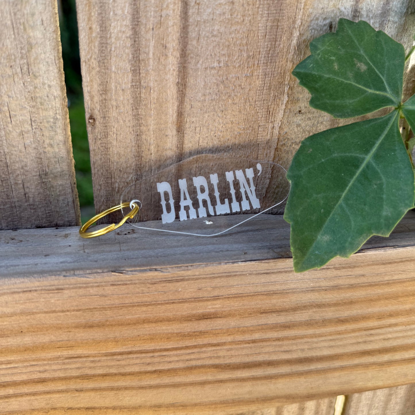 "Darlin" Keychain