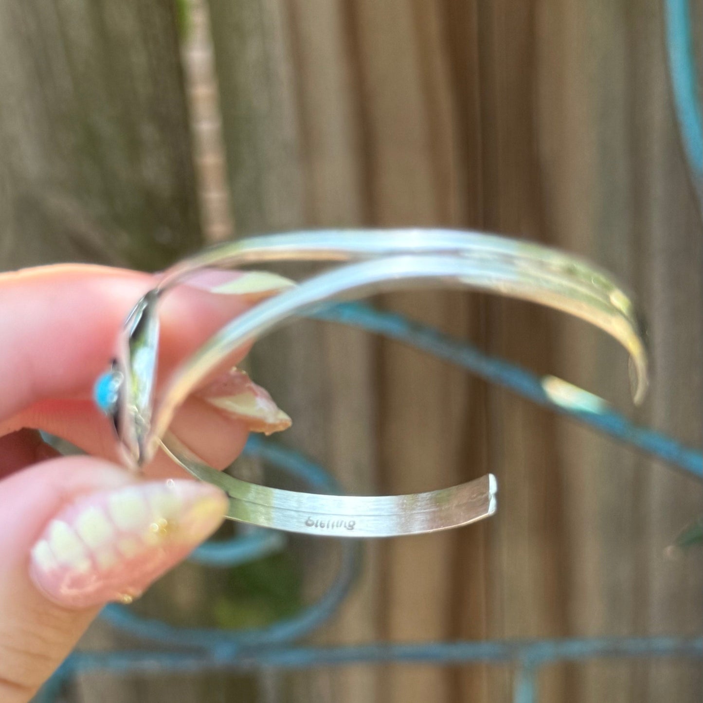 Navajo Sterling Silver Bear Paw Cuff Bracelet