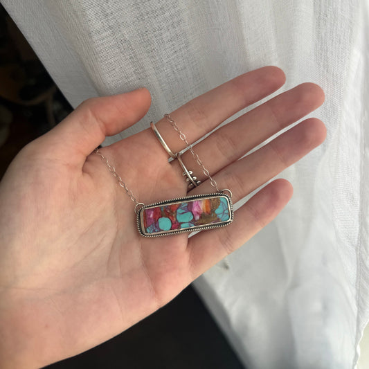 Dahlia Mohave Bar Necklace