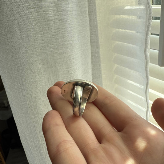 Pink Mohave Composite Oval Ring