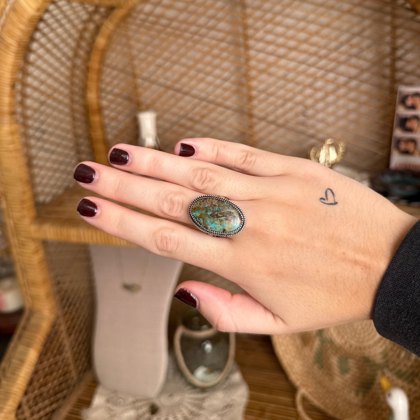 70's Mountain Turquoise Ring