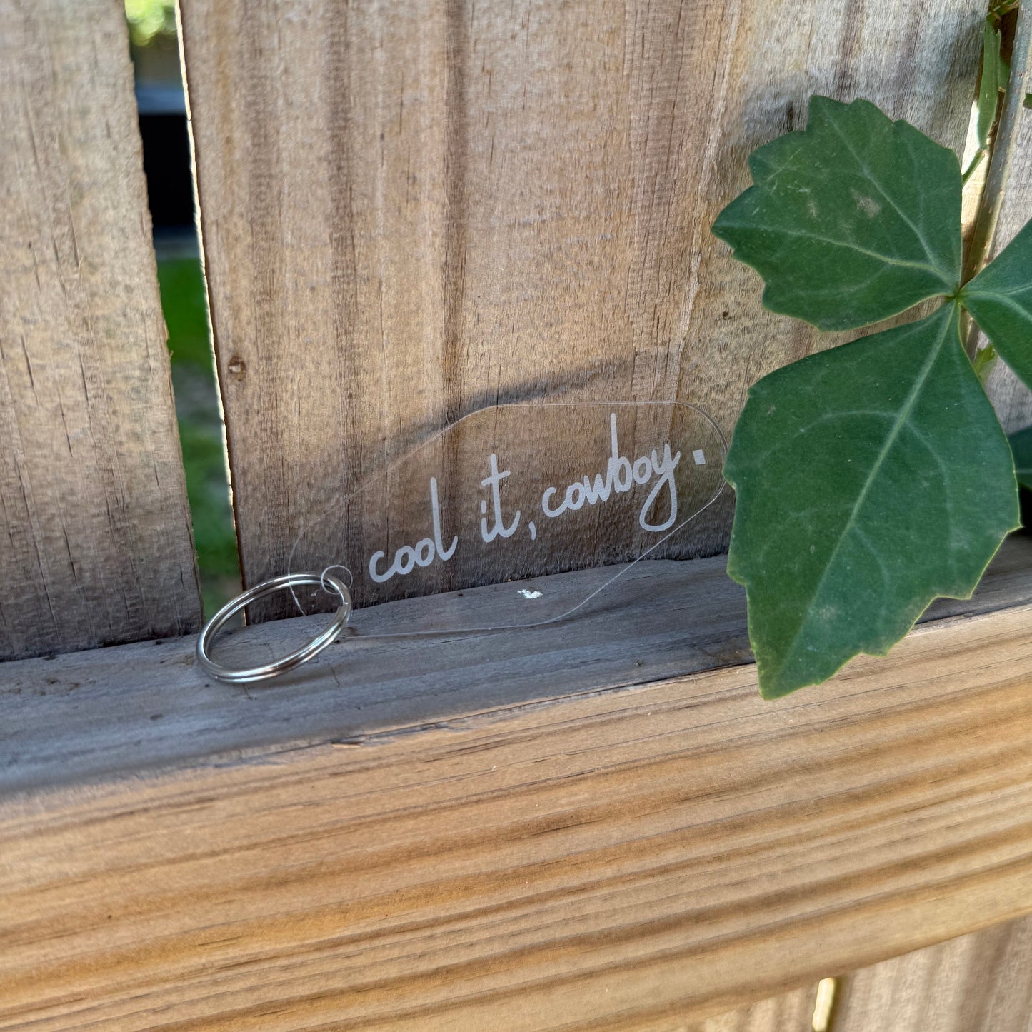 "Cool it Cowboy" Keychain
