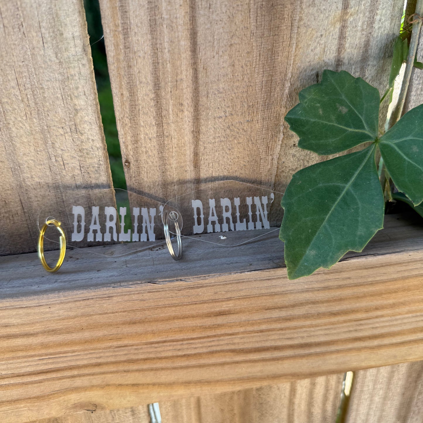 "Darlin" Keychain