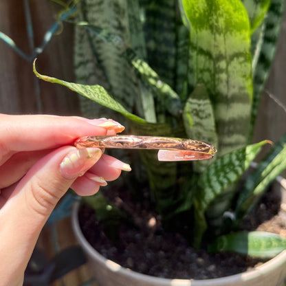 Navajo Hand Stamped Copper Triangle Bracelet