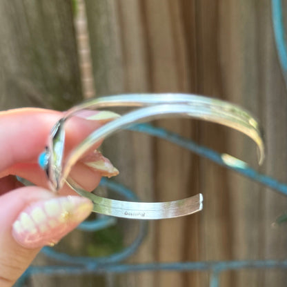 Navajo Sterling Silver Bear Paw Cuff Bracelet