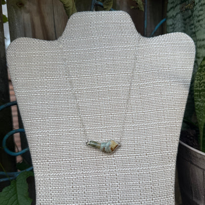 Polychrome Jasper Bird Necklace