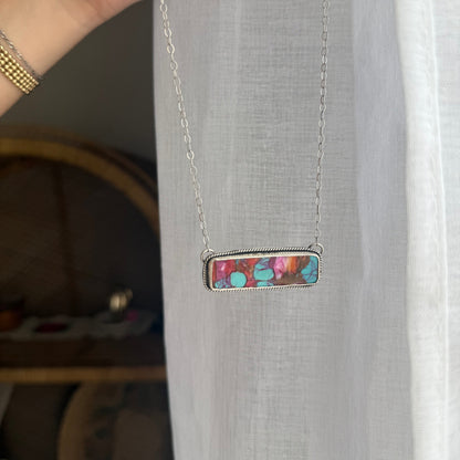 Dahlia Mohave Bar Necklace