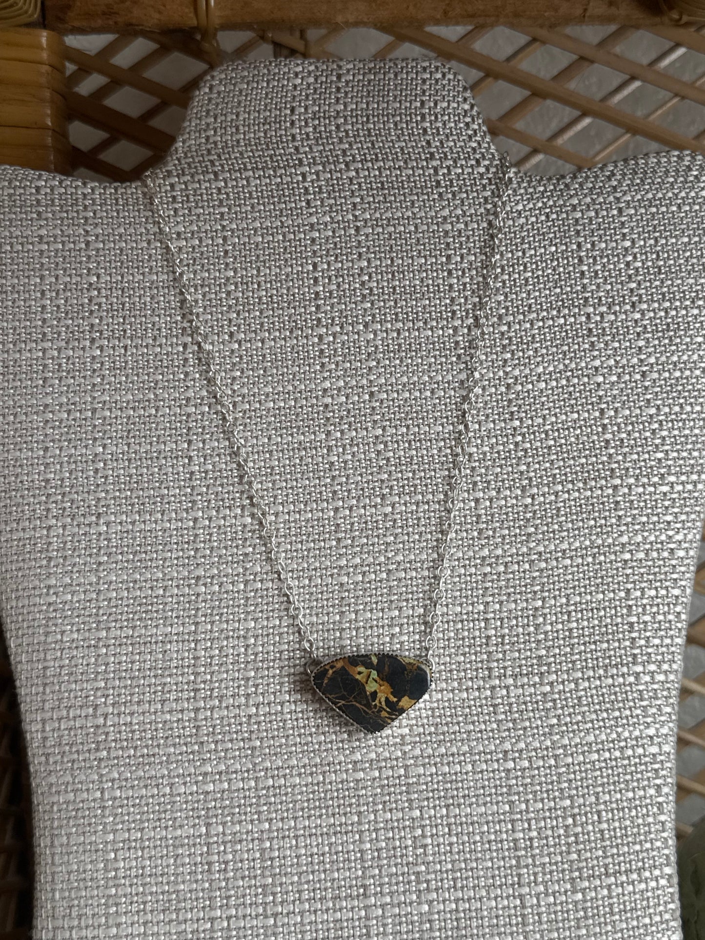 Discounted ** Blackjack Turquoise Necklace